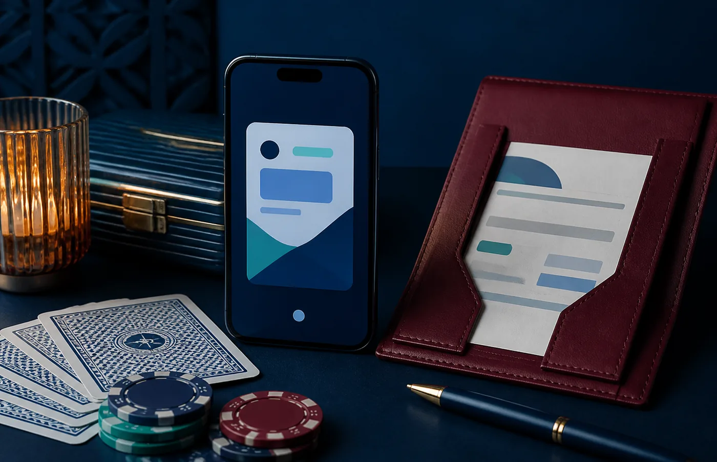 Ilustrasi pemeriksaan nama merchant dan bukti transaksi dalam konteks kasino digital